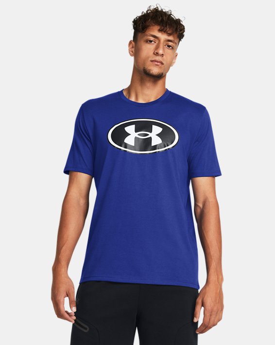 Men's UA Multi-Color Lockertag Short Sleeve in Blue image number 0